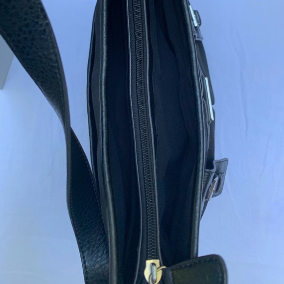 Étienne Aigner Black Canvas Shoulder Bag - Picture 7 of 12